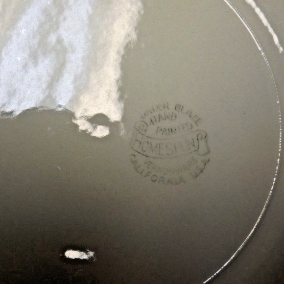 Vernonware Homespun Hand Painted Under Glaze 7 1/2" Salad Plate & 32 oz. Pitcher - Picture 7 of 13